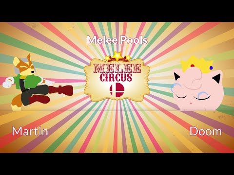 Melee Circus: Martin (Fox) vs Doom (Jigglypuff) - Pools