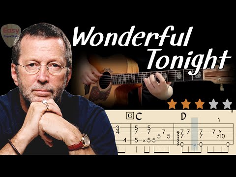🔴Wonderful Tonight - Eric ClaptonㅣFingerstyle Guitar TutorialㅣBest Acoustic CoverㅣEasy Tabs