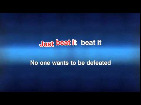 Beat It - Michael Jackson [karaoke]