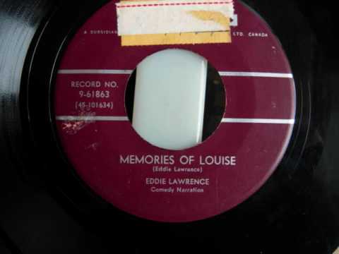 Eddie Lawrence - Memories of Louise