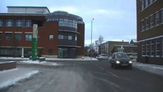 preview picture of video 'Driving In Snow Along Farrier Street, Castle Street, Croft Road, Dolday & All Saints Road, Worcester'