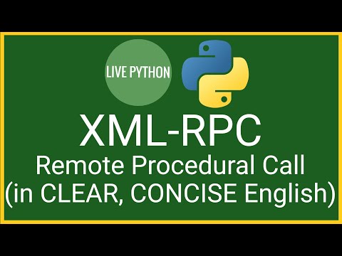 Remote Procedural Call via XML-RPC in 5 minutes