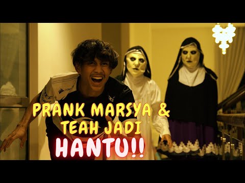 AMIR LARI NAMPAK H4NTU !! - PRANK MARSYA & TEAH SER4M !!