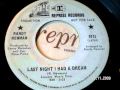 RANDY NEWMAN - Last night I had a dream