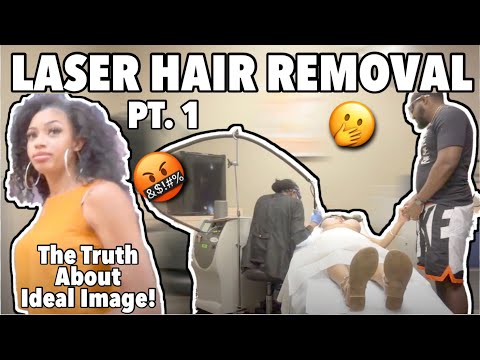 LASER HAIR REMOVAL PT. 1: Ideal Image| Full Brazilian, Stomach and Underarm Video