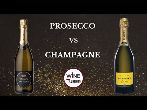 Prosecco vs Champagne. What's the difference between Prosecco & Champagne ?