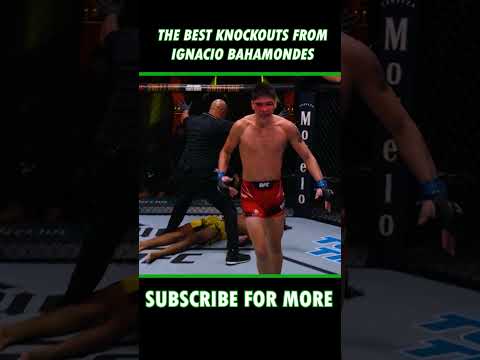 The LETHAL kicking ability of Ignacio Bahamondes #highlights #mma #ufc #fighting #knockout #boxing