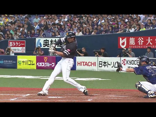 【3回表】ド派手にかっ飛ばした!! ホークス・柳田が2年連続20本到達!! 2018/7/8 Bs-H