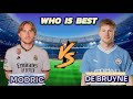 Luka Modric VS Kevin De Bruyne Verses Comparison @Footballfacts124