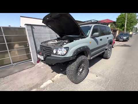 Toyota Landcruiser 100 4.2 diesel, solid axle,big turbo whistle, 37