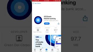 GO2Bank - mobile banking - app overview