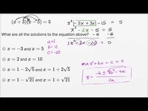 Solving Quadratic Equations Harder Example Video Khan Academy