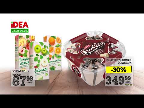 IDEA | Vikend akcija 3.08 - 5.08.2018.