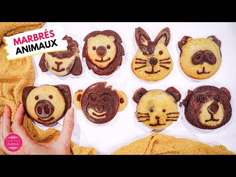 Marbled Small Animal Shapes