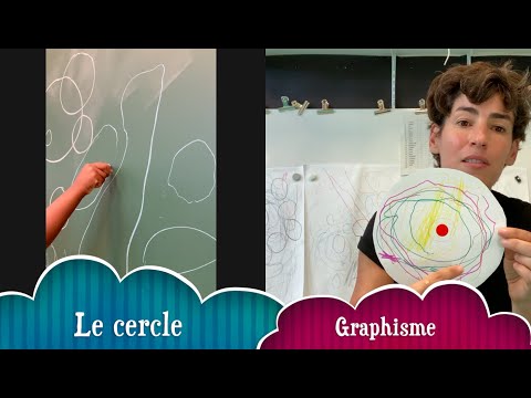 Graphisme en petite section. Le rond. Maternelle.