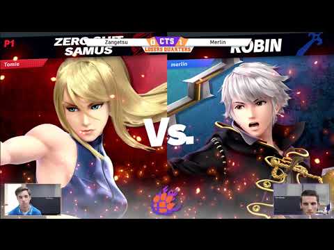 Clocktower Smash 44 - Losers Quarters - Zangetsu (Zero Suit Samus) vs. Merlin (Hero, Robin) - SSBU