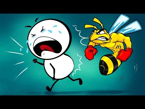 Bite ~ Pencil Cartoons #97 [4K] Video