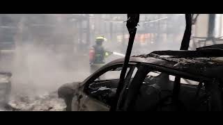 Devastador incendio consume las instalaciones de la empresa Luxor Guatemala en Amatitlán