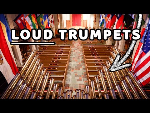 'Trumpet Fanfares' on the 118 Rank Pipe Organ at First Baptist in Washington DC - Paul Fey