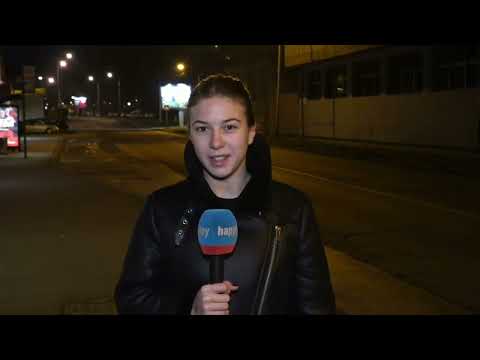 Ukljucenje iz Zemuna - Izvestaj o saobracaju i vremenu - DJS - (TV Happy 21.02.2022)