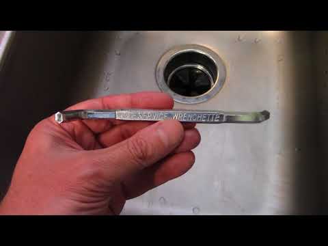 How To Fix A Garbage Disposal In One Minute Or Less