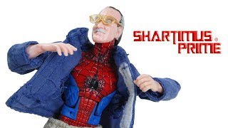 Marvel Legends Stan Lee 2007 SDCC Spider-Man Exclusive Hasbro Action Figure Toy Review