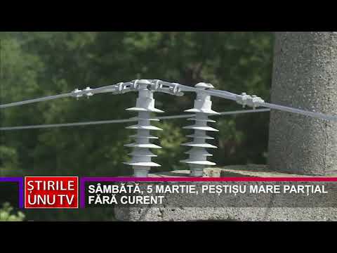 SÂMBĂTĂ, 5 MARTIE, PEȘTIȘU MARE PARȚIAL FĂRĂ CURENT