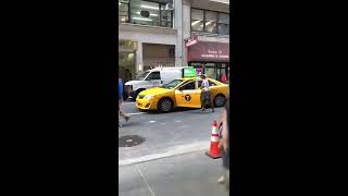 New York taxi driver loses the plot in road rage video