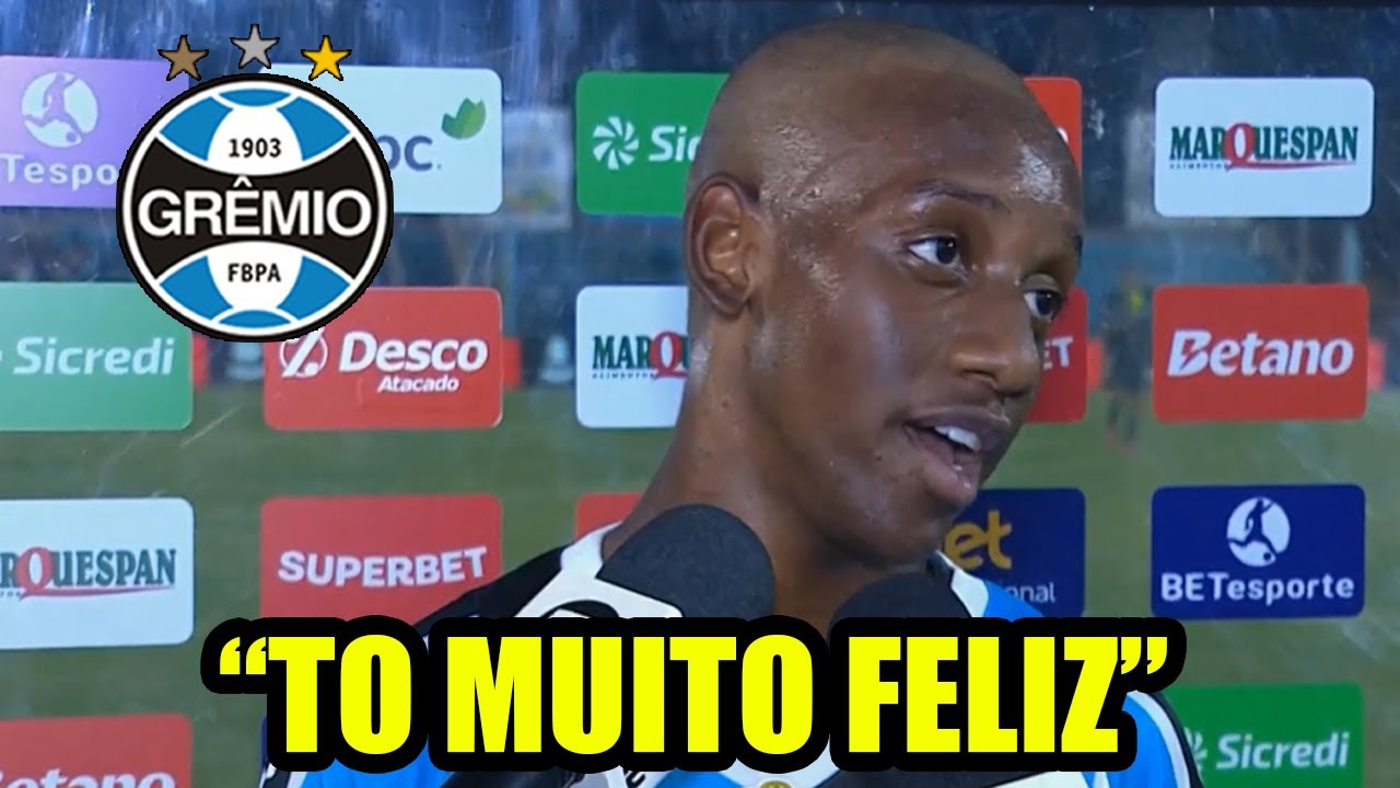 Entrevista Gabriel Mec após estreia pelo Grêmio