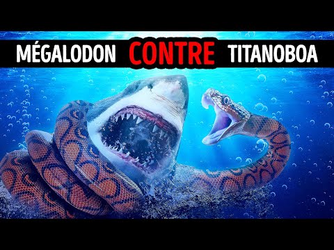 Et si Megalodon Rencontrait le Plus Grand Serpent de Tous Les Temps