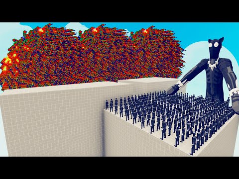 150x BLACK PANTHER + 1x GIANT vs EVERY GOD - Totally Accurate Battle Simulator TABS