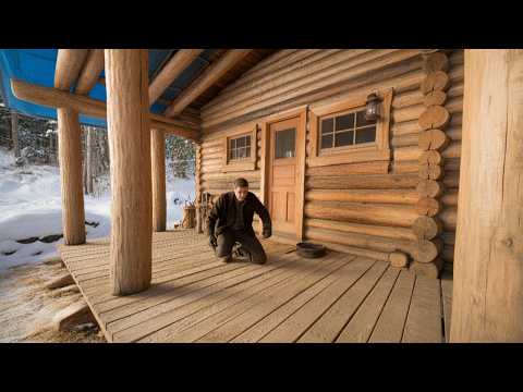 1 Year of living and building a log cabin in the wild forest