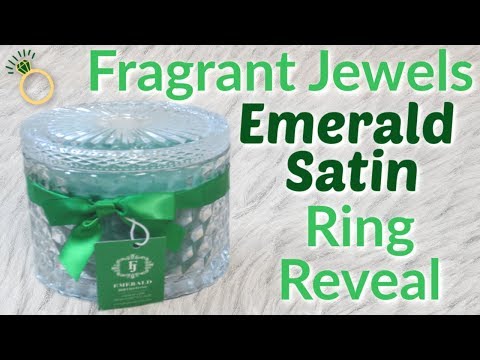 , title : 'Fragrant Jewels Satin Ring Reveal - Emerald Birthstone Candle!'