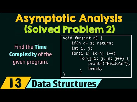 Asymptotic Analysis Solved Problem 2