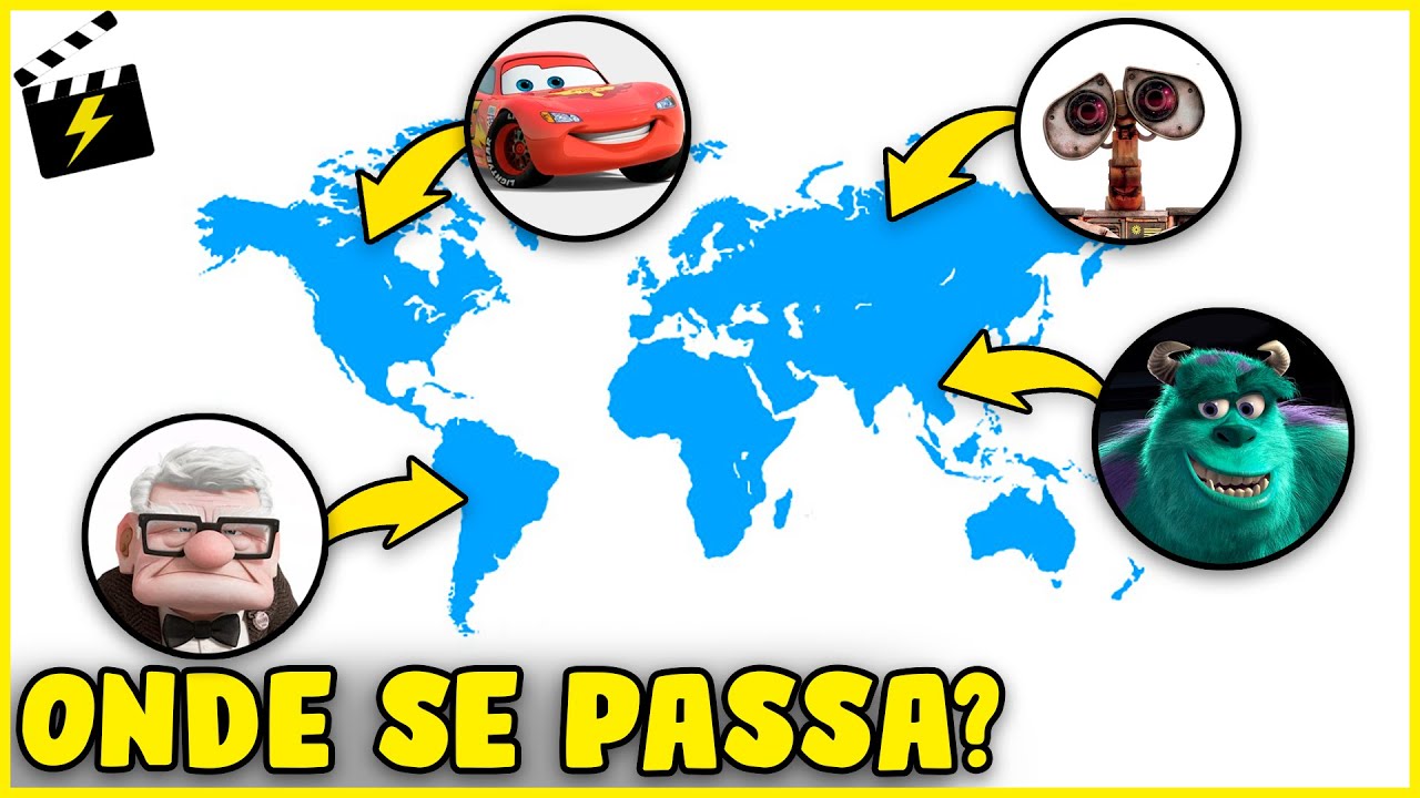 QUAIS PAÍSES SE PASSAM OS FILMES DA PIXAR ?