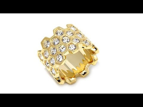 Real Collectibles by Adrienne Honeycomb Ring