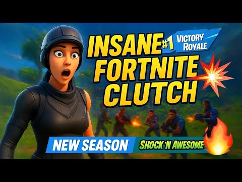 INSANE!!!🤯Fortnite Squad Clutch (Zero-Build)| Unreal Comeback Victory!! “SHOCK ‘N AWESOME”