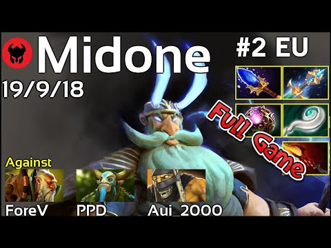 Midone [Secret] plays Zeus!!! Dota 2 Full Game 7.19
