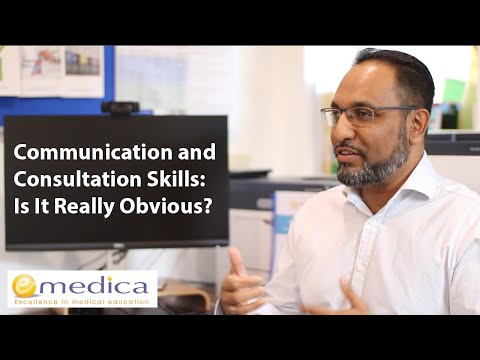 Communication and Consultation Skills: Is It Really Obvious?