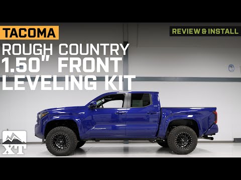 2024 4WD Tacoma Rough Country 1.50-Inch Front Leveling Kit Review & Install