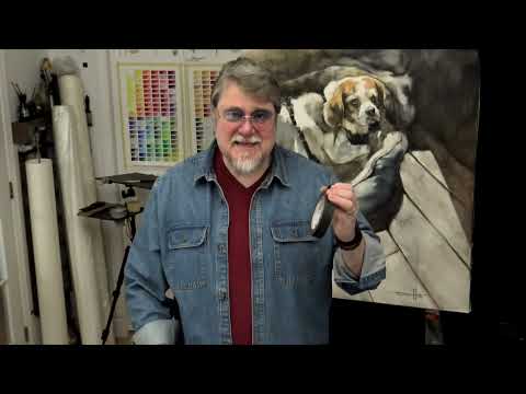 Michael Solovyev Watercolor demonstration for NEWS