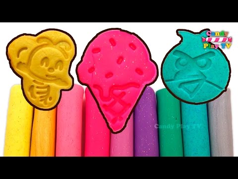 Learn Colors and Numbers with Play Doh Ice Cream.Learn to count with Play doh for kids Video