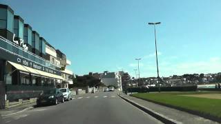 preview picture of video 'Driving Along Boulevard de la Mer, Erquy, Cotes d'Armor, Brittany, France 1st June 2012'