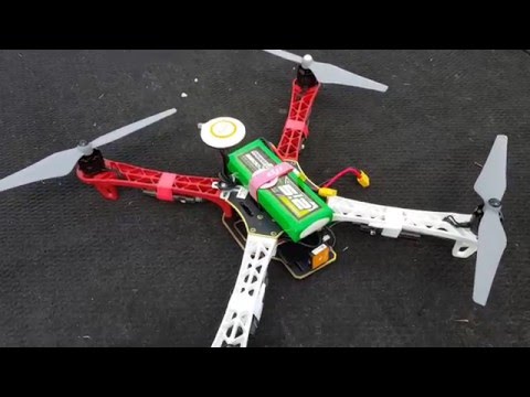 Teste de vôo do F450 + Naza V2 + Rádio DJI do Marcelo, de Belo Horizonte - MG