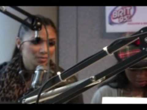 Pussycat Dolls in the HOT Hits 95.7 Studios