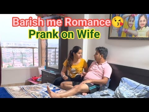 Romantic prank || Barish me romance #punita_life #comedyvideos #entertainment