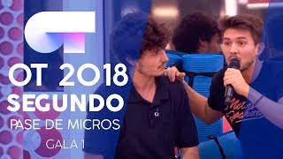 "EL ATAQUE DE LAS CHICAS COCODRILO" - CARLOS RIGHT y MIKI | Segundo pase de micros Gala 1 | OT 2018