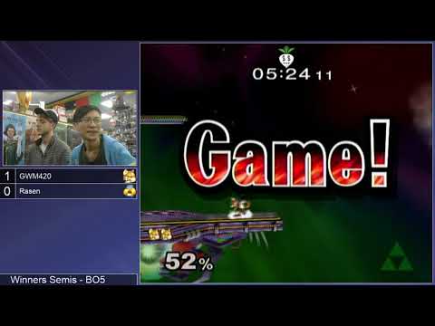 GSS 115 SSBM - GWM420 (Fox) vs. Rasen (Sheik) - Melee WSF