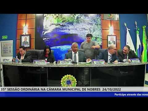 35° Sessão Ordinária 24/10/2022