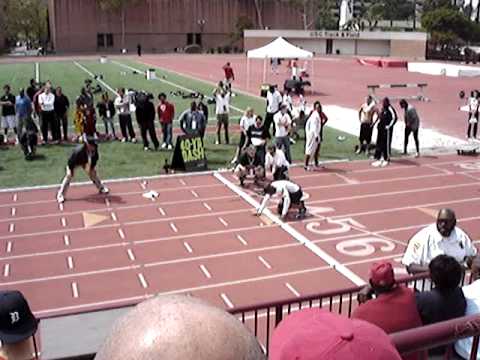 Reggie Bush 4.33s 40 Yard Dash 2006 Pro Day USC